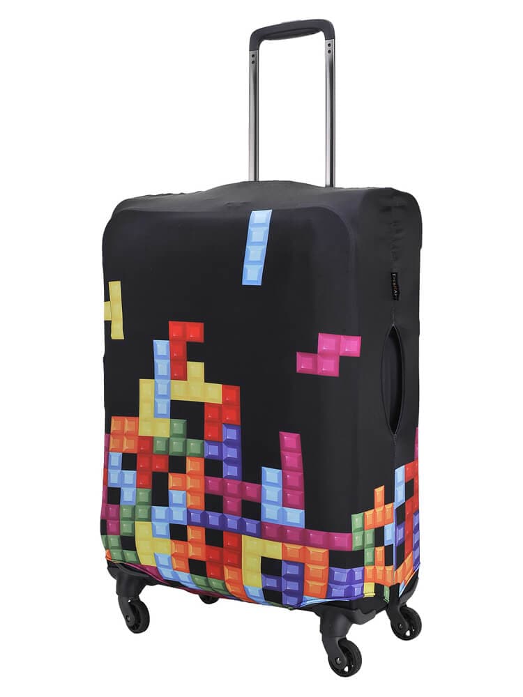 Чехол на большой чемодан Eberhart EBH332-L Tetris Suitcase Cover L/XL