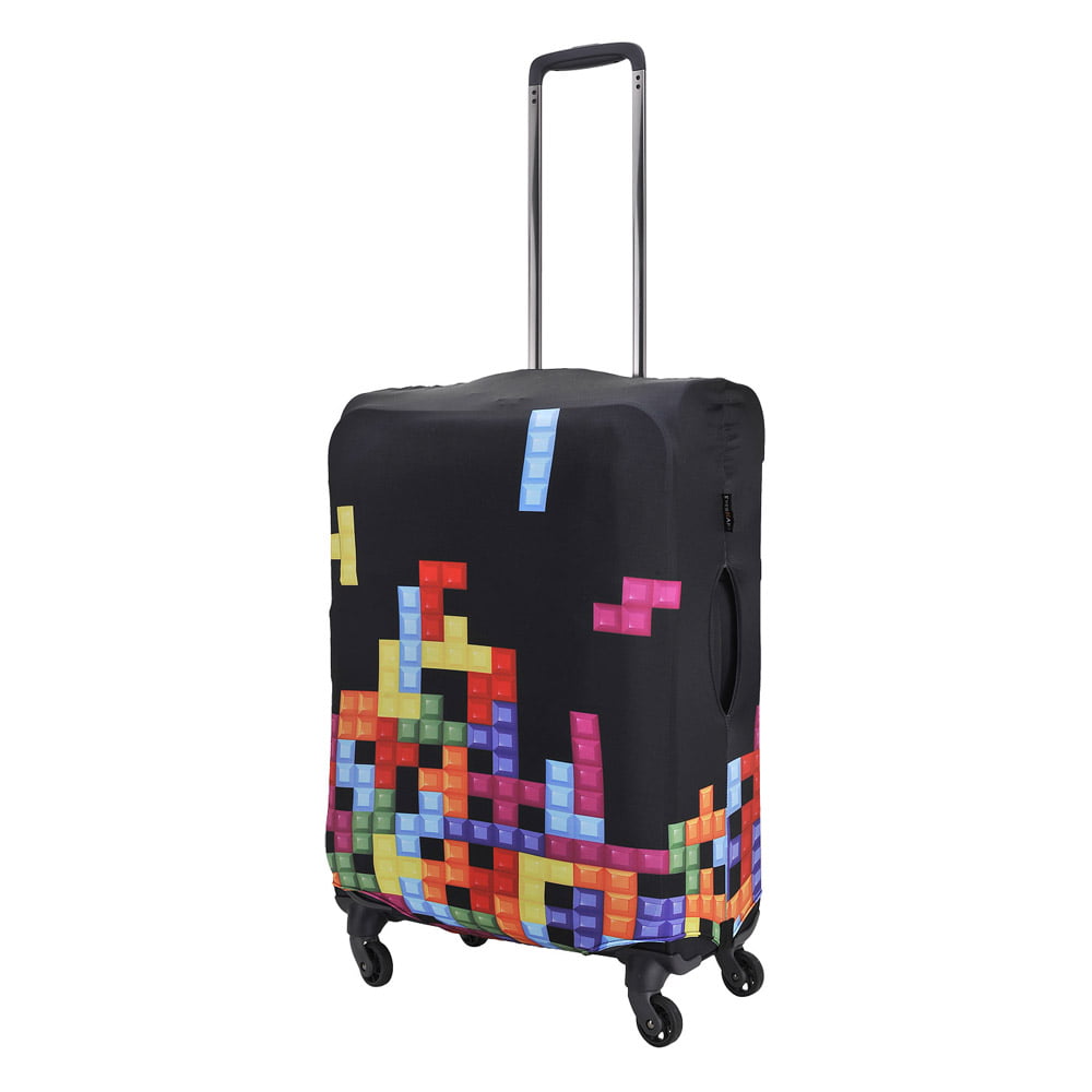 Чехол на средний чемодан Eberhart EBH332-M Tetris Suitcase Cover M