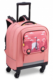 Школьный рюкзак на колесах для девочек Delsey Academie 003389453 4 Wheel Vertical Backpack 15.6″