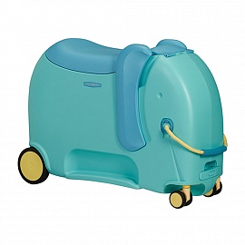 Детский чемодан с поворотными колесами Samsonite CT2-11001 Dream Rider Deluxe Elephant Blue