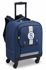 Школьный рюкзак на колесах для мальчиков Delsey Academie 003389453 4 Wheel Vertical Backpack 15.6″