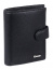 Кожаное мужское портмоне Wanlima 0030167 с отделением для паспорта и для автодокументов 0030167 Черное Чёрный - фото №1