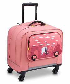 Школьная сумка на колесах для девочек Delsey Academie 003389452 4 Wheel Horizontal Schoolbag 15.6″