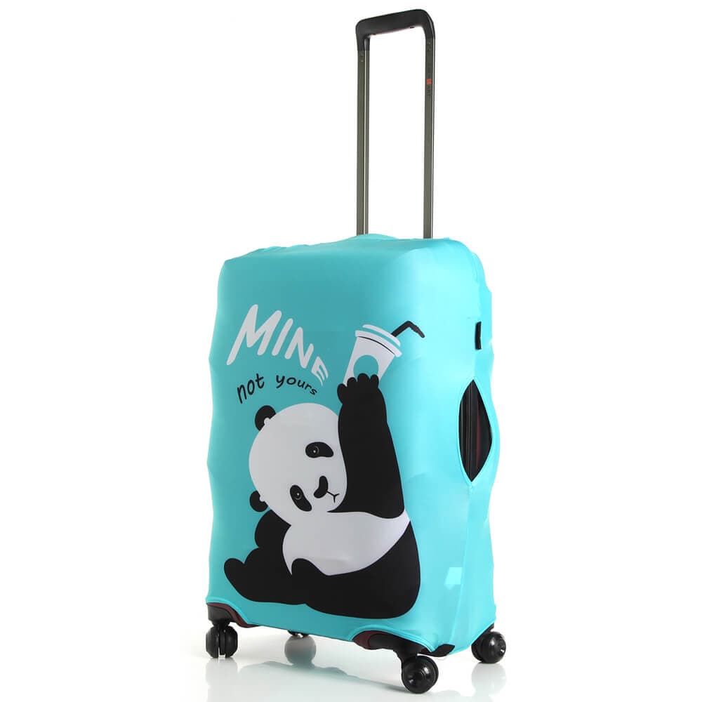 Чехол на средний чемодан Eberhart EBH549-M Teal Panda Suitcase Cover M