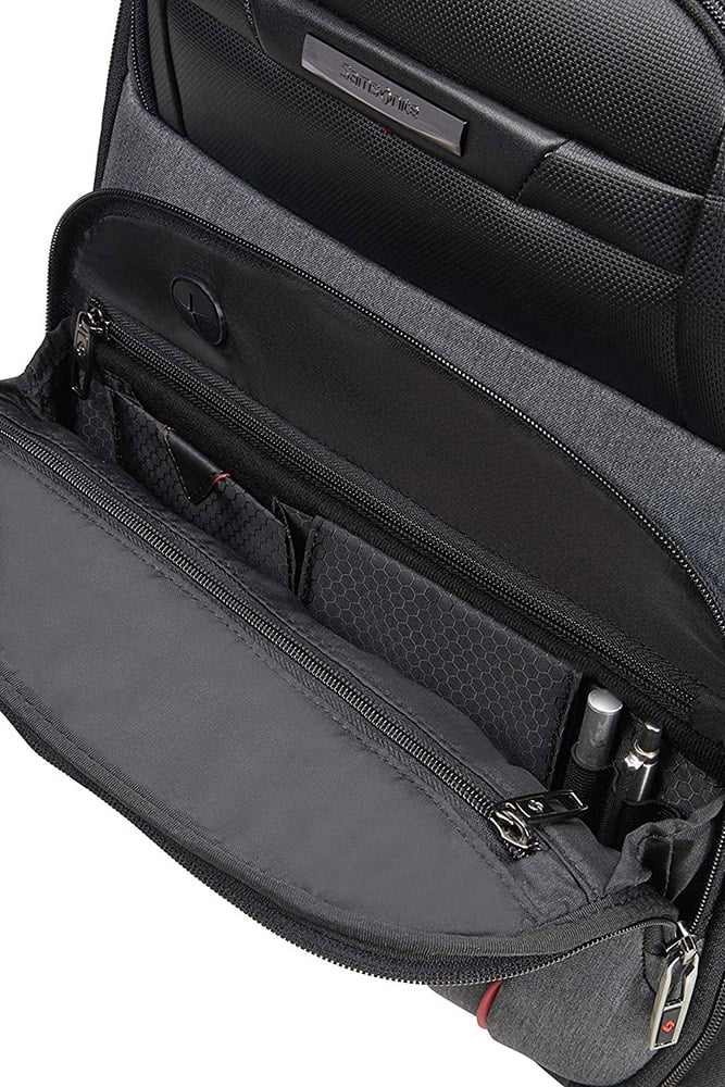 Рюкзак для ноутбука Samsonite CN7*009 Pro-DLX 5 Duo Backpack 3V 15.6" CN7-18009 18 Grey Melange/Black - фото №2