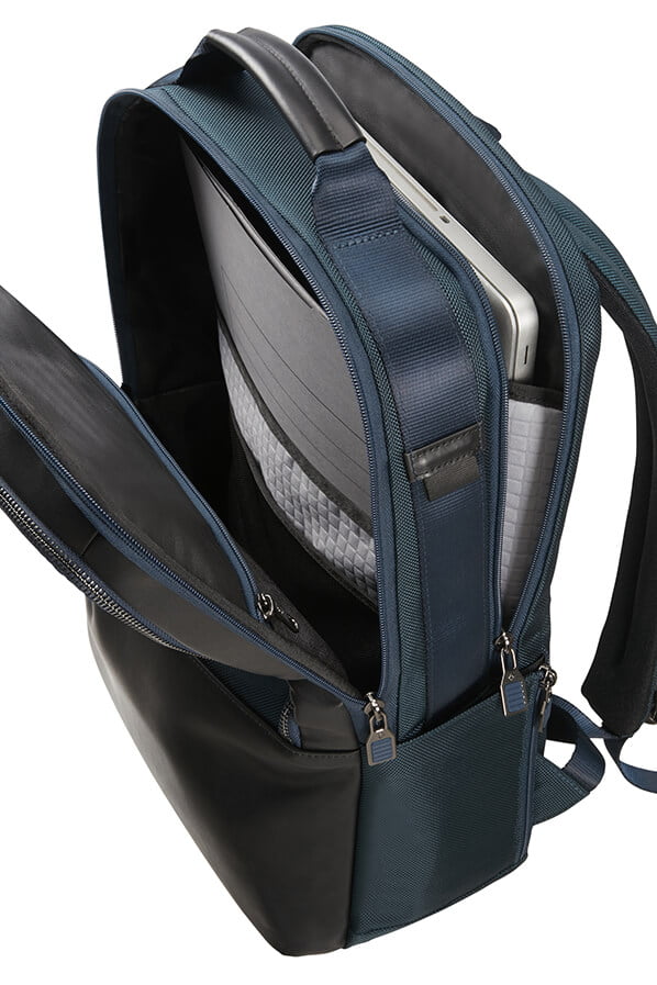 Рюкзак для ноутбука Samsonite CS4*003 Safton Laptop Backpack 15.6″ CS4-01003 01 Blue - фото №2