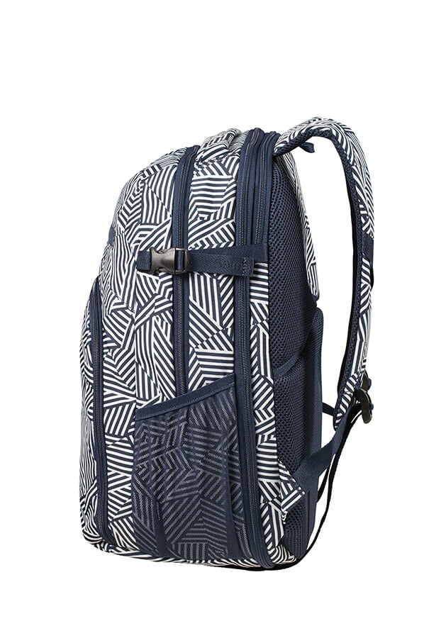 Рюкзак для ноутбука Samsonite 10N*003 Rewind Laptop Backpack L 16″ 10N-41003 41 Navy Blue Stripes - фото №7