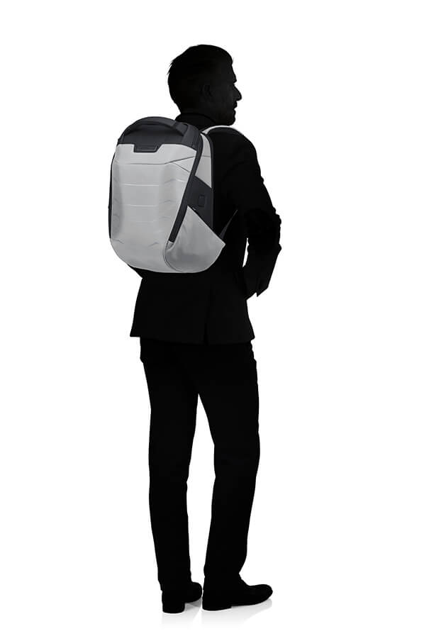 Рюкзак для ноутбука Samsonite KA5*002 Proxis Biz Laptop Backpack 15.6″ USB KA5-25002 25 Silver - фото №3