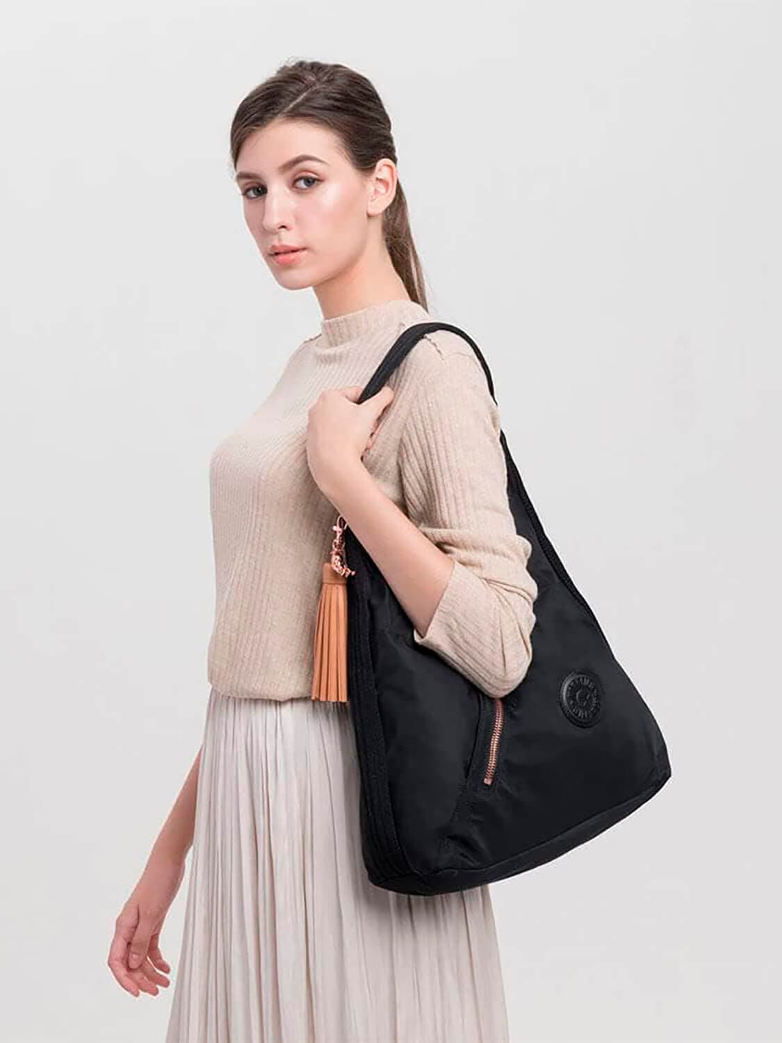 Женская сумка Kipling KI488153H Olina Shoulder Bag 15″ Rose Black 