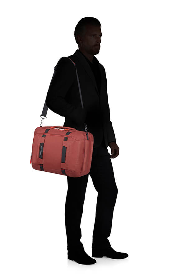 Сумка-рюкзак для ноутбука Samsonite KA1*005 Sonora 3-Way Boarding Bag 15.6″ Exp KA1-00005 00 Barn Red - фото №5