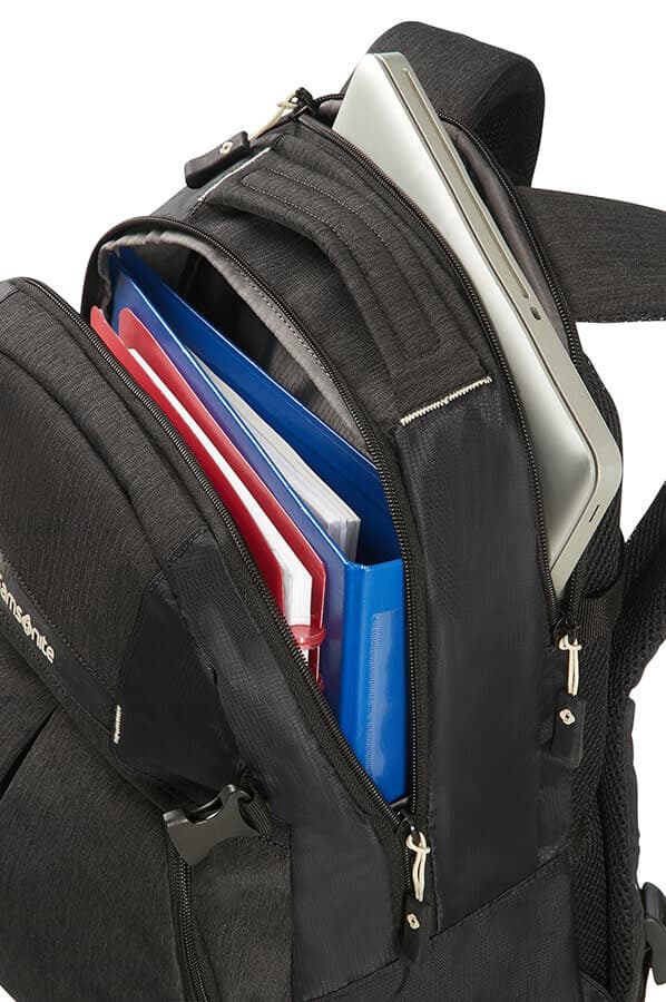 Рюкзак для ноутбука Samsonite 10N*002 Rewind Laptop Backpack M 15.6″ 10N-09002 09 Black - фото №3