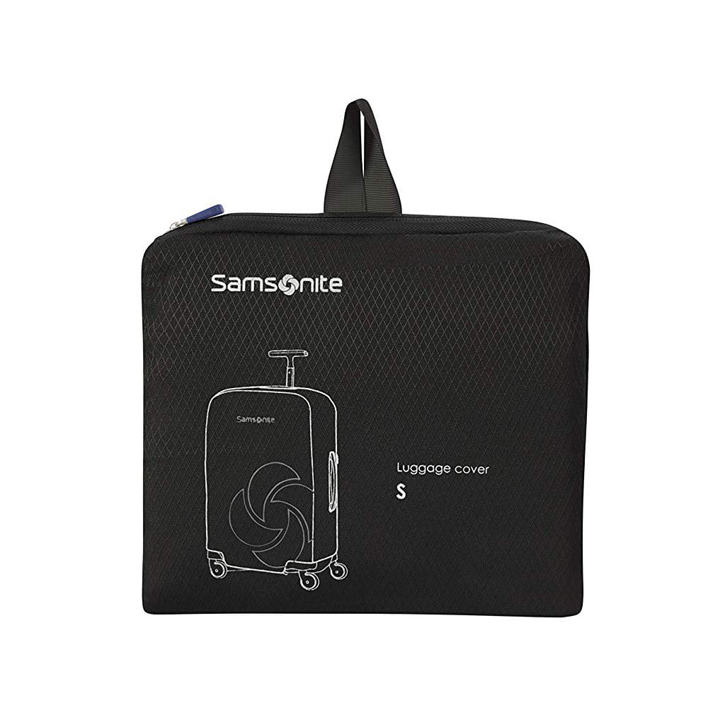 Чехол на малый чемодан Samsonite CO1*011 Travel Accessories Foldable Luggage Cover S CO1-09011 09 Black - фото №2