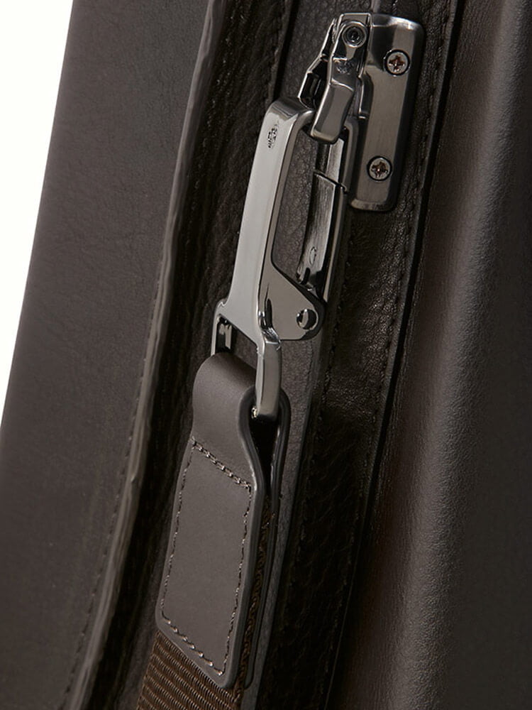 Кожаный портфель для ноутбука Samsonite 17N*001 Sygnum Briefcase 2 Gussets 15.6″ 17N-07001 07 Dark Brown - фото №5