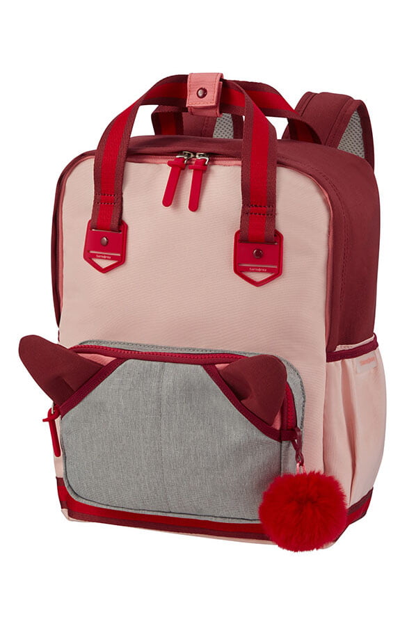 Школьный рюкзак Samsonite CU5*002 Sam School Spirit Backpack M Burgundy Pink Mascot