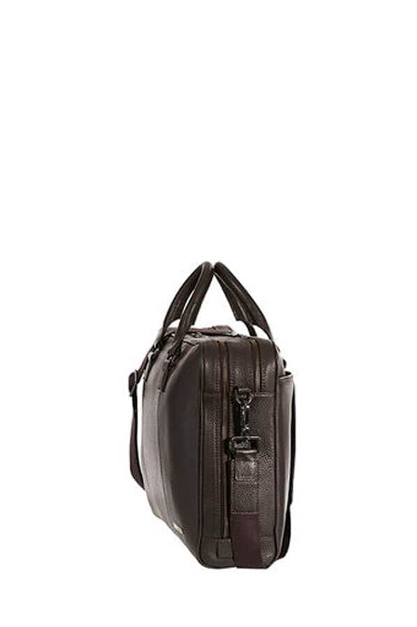 Кожаная сумка для ноутбука Samsonite 72D*003 Equinox Briefcase 15.6″
