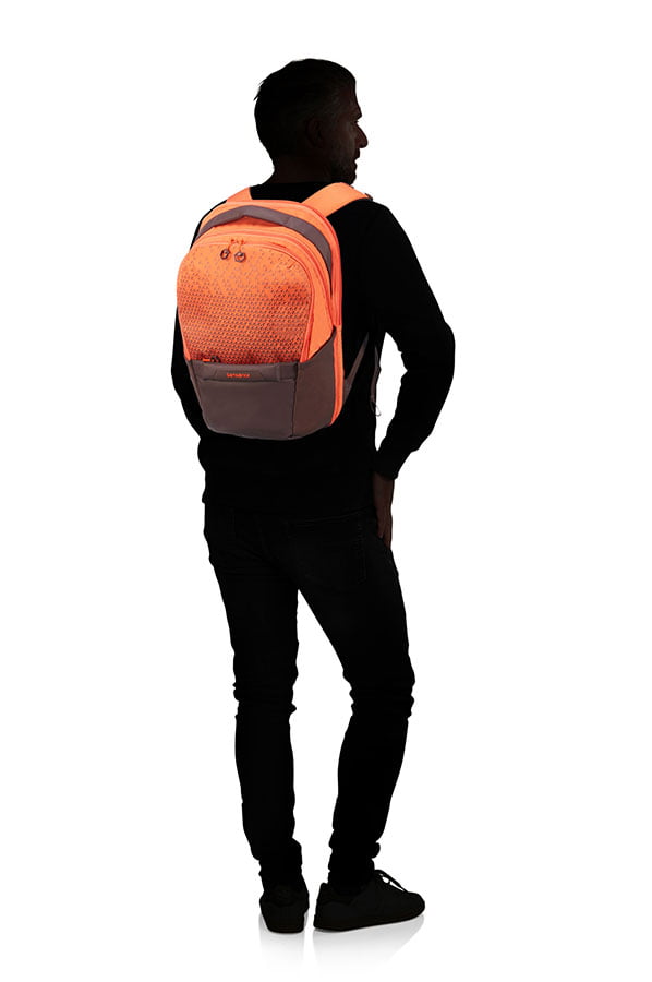 Рюкзак для ноутбука Samsonite Hexa-Packs Laptop Backpack M 15,6″ CO5-36003 36 Orange Print - фото №5