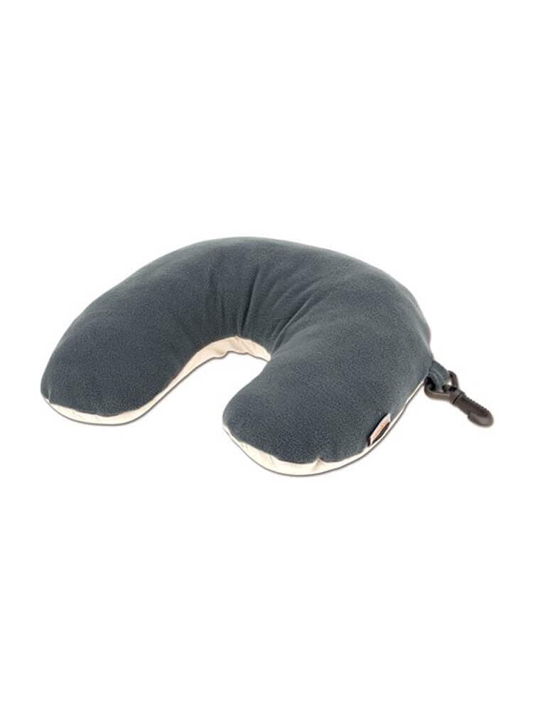 Подушка Samsonite U23*304 Soft Travel Pillow с чехлом и карабином U23-18304 18 Grey - фото №2