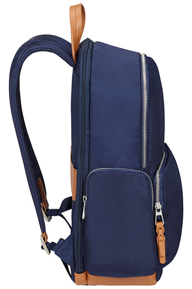 Женский рюкзак для ноутбука Samsonite CU8*008 Yourban Laptop Backpack 3PKT 14.1″ CU8-11008 11 Midnight Blue - фото №9