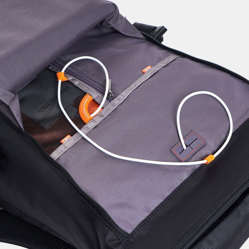 Рюкзак для ноутбука Hedgren HLNK04 Link Joint Backpack With Flap 15″ RFID HLNK04/003 003 Black - фото №3