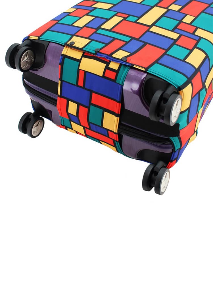 Чехол на большой чемодан Eberhart EBH347-L Rectangles Suitcase Cover L/XL