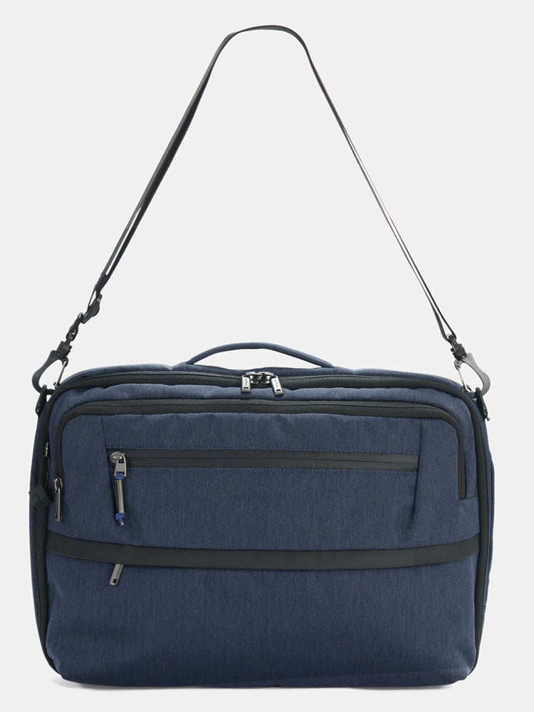 Сумка-рюкзак Hedgren HMID06 Midway Focused 3-Way Briefcase Backpack 15.6″ RFID HMID06-026 026 Dark blue - фото №11