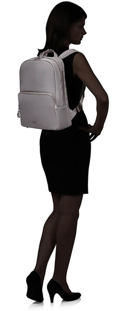 Женский рюкзак для ноутбука Samsonite KH0*005 Karissa Biz 2.0 Backpack 15.6″ USB KH0-08005 08 Lilac Grey - фото №5