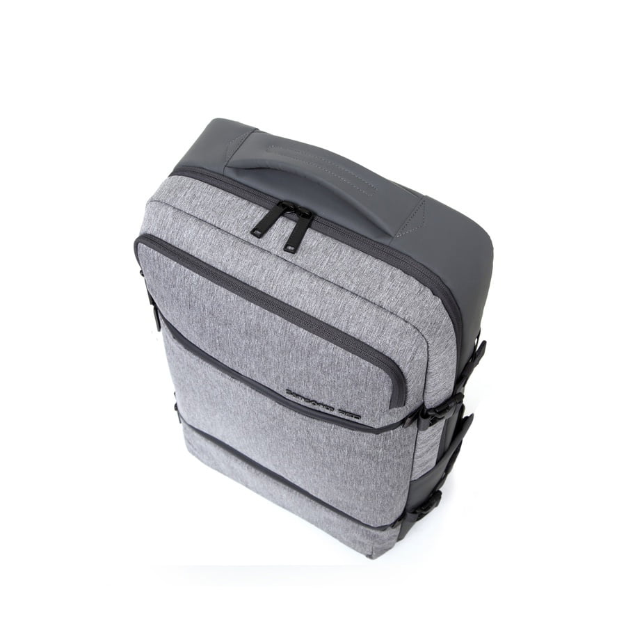 Рюкзак для ноутбука Samsonite DQ4*001 Red Caritani Laptop Backpack 15.6″ DQ4-58001 58 Grey Melange - фото №8
