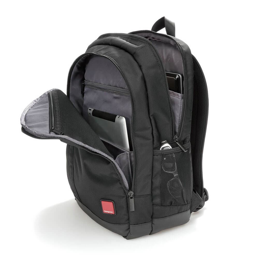 Рюкзак для ноутбука Hedgren HRDT06 Red Tag Glider Backpack 15.6″ HRDT06/003 003 Black - фото №2