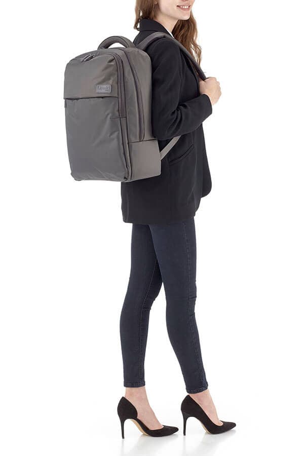 Рюкзак для ноутбука Lipault P55*117 Plume Business Laptop Backpack L 15.2″ P55-16117 16 Anthracite Grey - фото №5