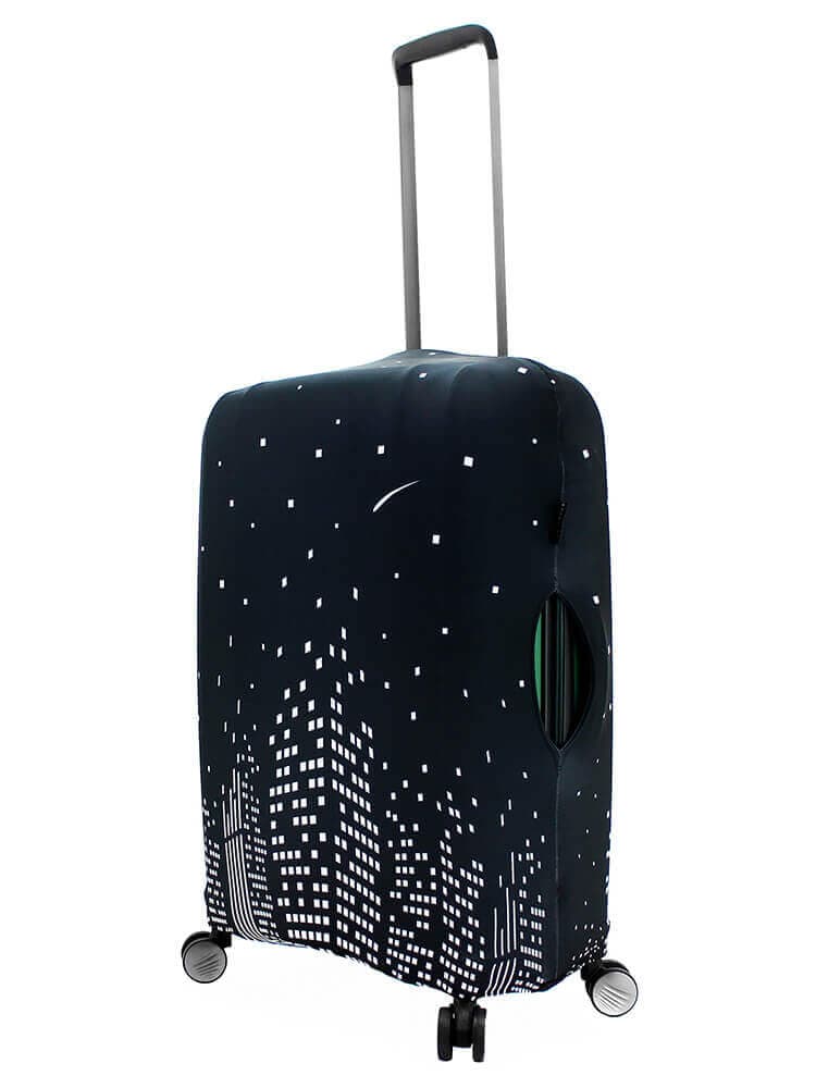 Чехол на средний чемодан Eberhart EBH539-M Night city Suitcase Cover M