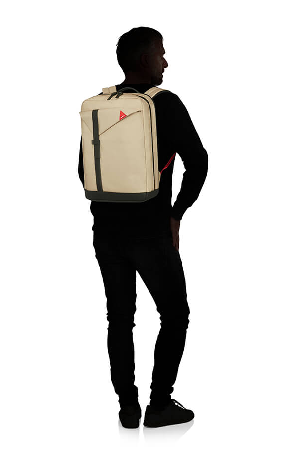 Рюкзак для ноутбука Samsonite CX1*002 Red Willace Backpack 15.6″ CX1-35002 35 Sahara Beige - фото №4