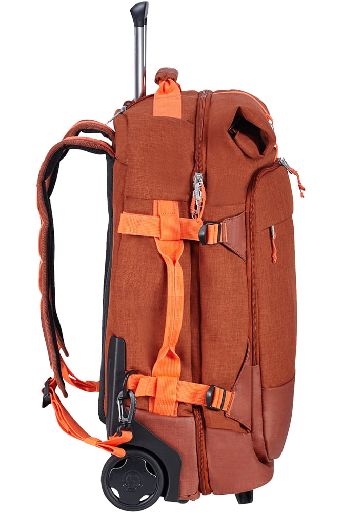 Рюкзак на колесах Samsonite CO6*004 Ziproll Duffle/Wh Backpack 10.5″ CO6-96004 96 Burnt Orange - фото №8