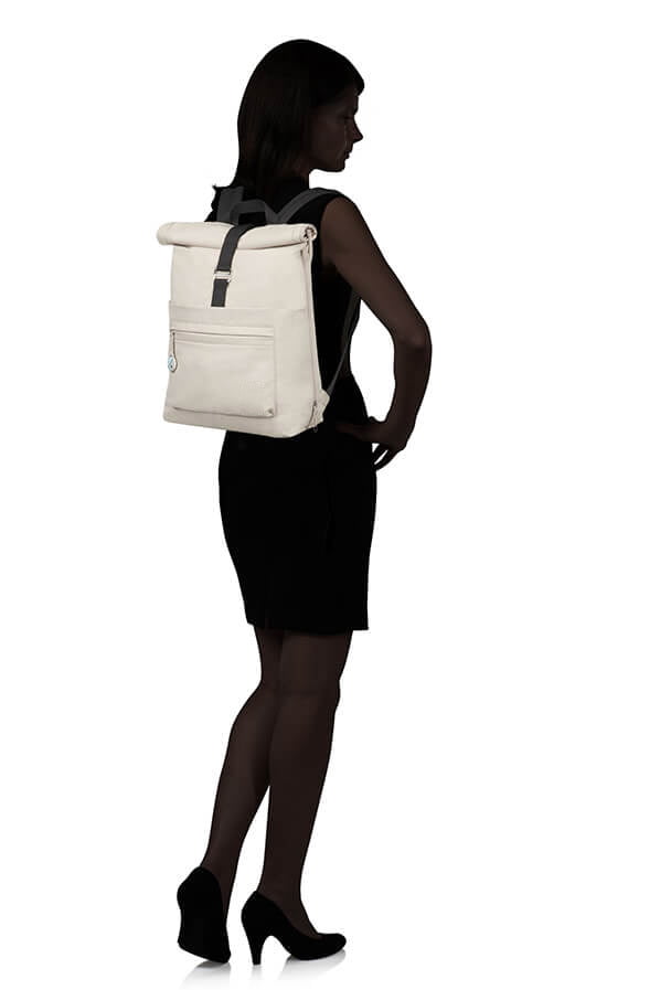 Женский рюкзак для ноутбука Samsonite 88D*050 Move 2.0 Rolltop Backpack 15.6″ 88D-48050 48 Light Grey - фото №3