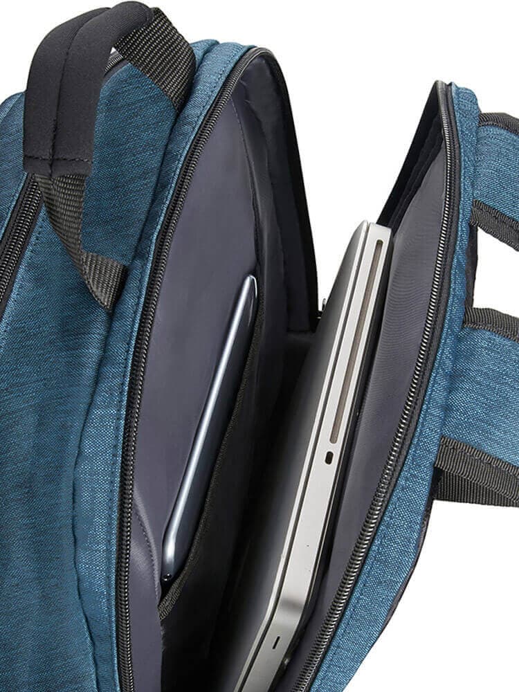 Рюкзак для ноутбука American Tourister 28G*002 City Drift Backpack 15.6″ 28G-19002 19 Black/Blue - фото №5