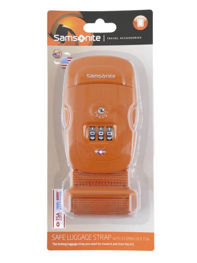 Багажный ремень Samsonite U23*009 Travel Accessories Safe US 3 Combi Luggage Strap 2 TSA