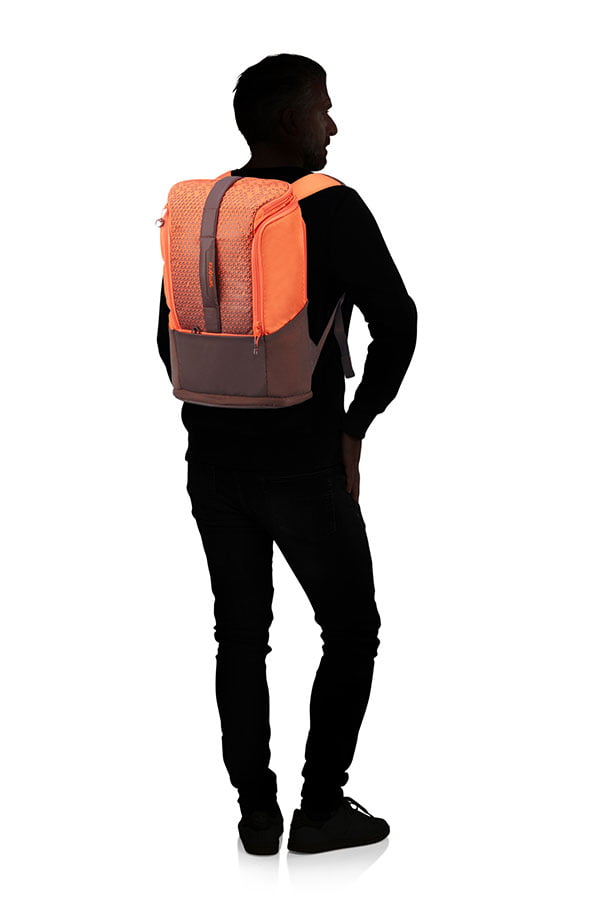 Рюкзак для ноутбука Samsonite CO5*002 Hexa-Packs Laptop Backpack M 14″ Exp Sport CO5-36002 36 Orange Print - фото №4