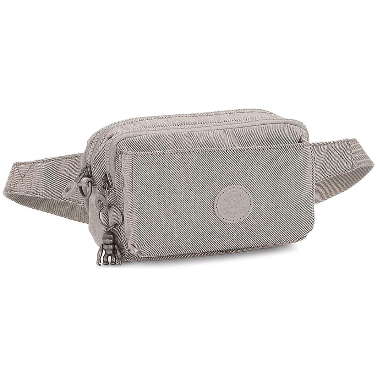 Сумка на пояс Kipling KI441547O Abanu Multi Mini 2-in-1 Crossbody and Bum Bag Grey Beige Peppery