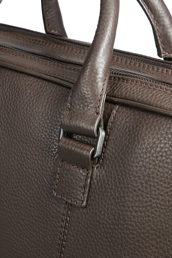 Кожаная сумка для ноутбука Samsonite 72D*003 Equinox Briefcase 15.6″