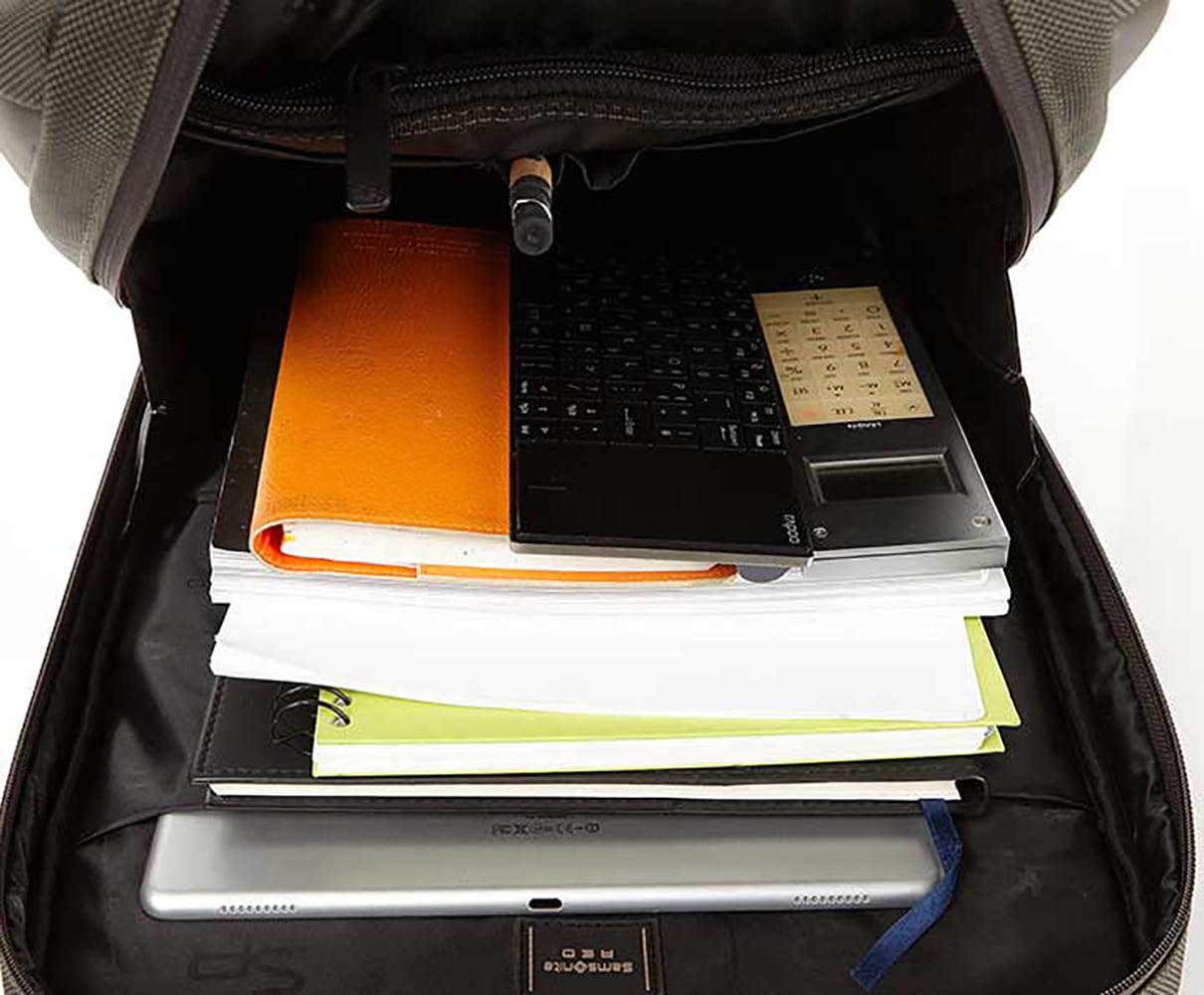 Рюкзак для ноутбука Samsonite DG4*002 Red Daaon Laptop Backpack 15.6″ DG4-78002 78 Khaki Grey - фото №2