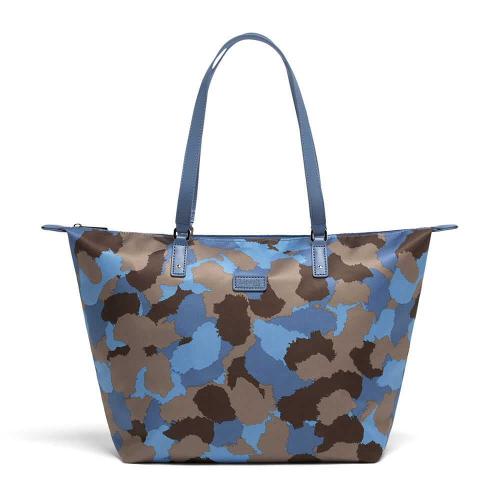 Женская сумка Lipault P84*004 Frozen Land Tote Bag M P84-B5004 B5 Camo/Ice Blue/Taupe - фото №1