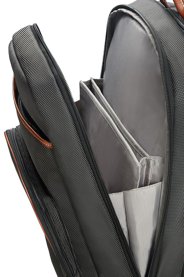Рюкзак для ноутбука Samsonite Fairbrook Laptop Backpack 15,6″ 54N-29004 29 Black/Cognac - фото №3