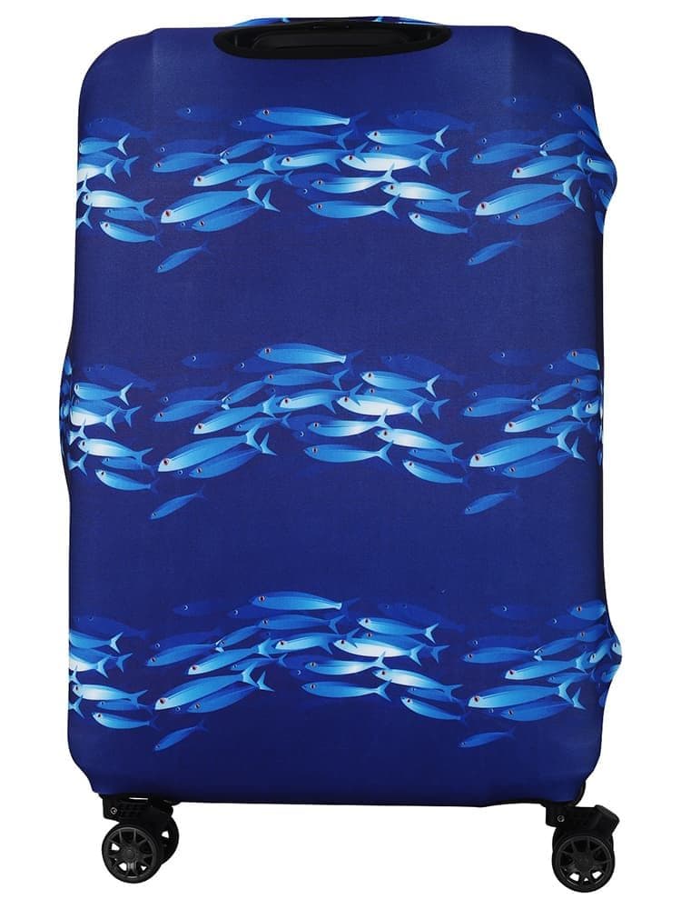 Чехол на средний чемодан Eberhart EBHP17-M Fish Suitcase Cover M
