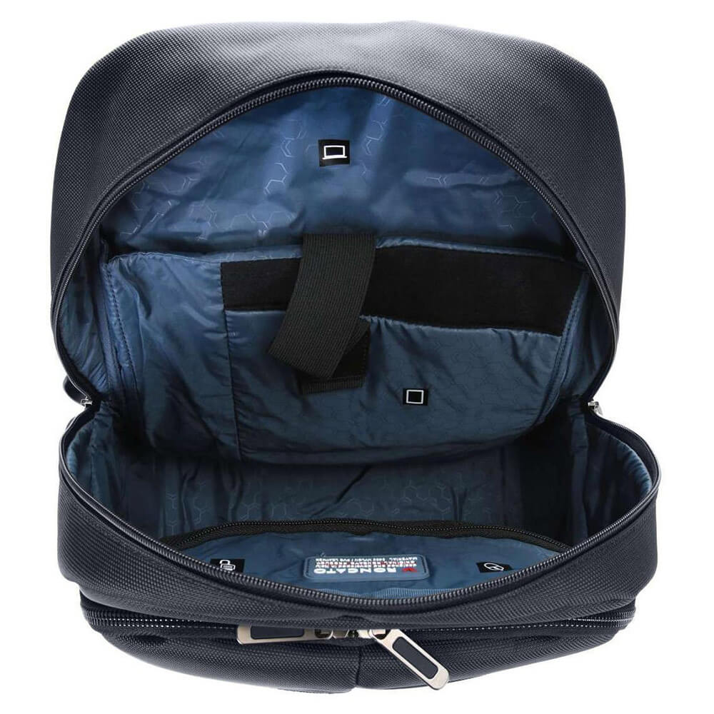 Рюкзак для ноутбука Roncato 2154 Wall Street Laptop Backpack 14″ 2154-23 23 Dark Blue - фото №3