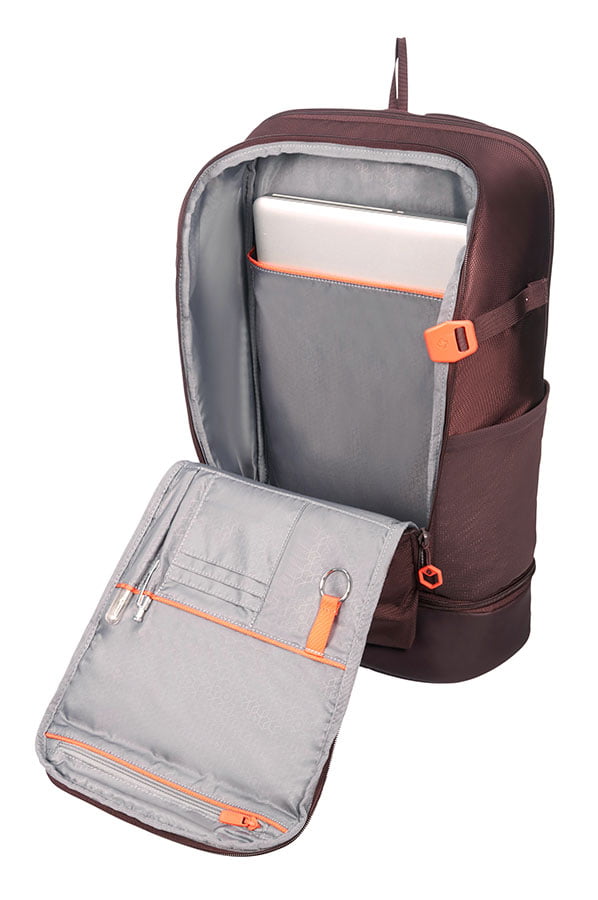 Рюкзак для ноутбука Samsonite CO5*004 Hexa-Packs Laptop Backpack L 15.6″ Travel CO5-91004 91 Aubergine - фото №2
