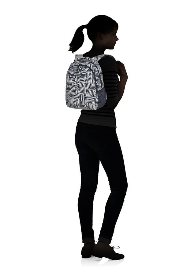 Рюкзак Samsonite 10N*001 Rewind Backpack S с отделением для планшета 10.1″ 10N-41001 41 Navy Blue Stripes - фото №3