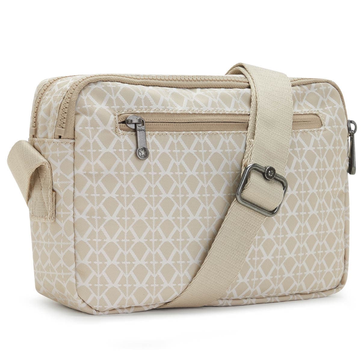 Женская сумка Kipling KI6847R63 Abanu M Versatile Medium Crossbody Signature Beige