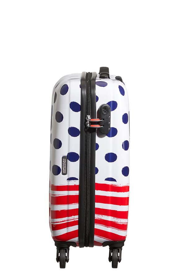 Чемодан American Tourister 19C*019 Disney Legends Blue Dots Spinner 55 см