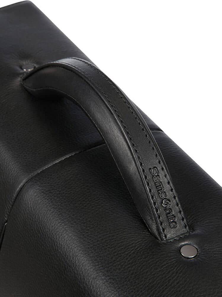 Кожаный портфель для ноутбука Samsonite 17N*001 Sygnum Briefcase 2 Gussets 15.6″ 17N-09001 09 Black - фото №7