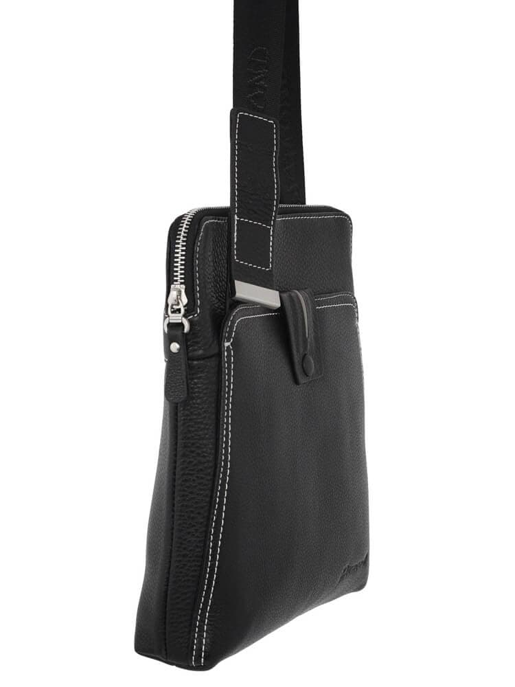 Мужская кожаная сумка-планшет Diamond 1962-02 с плечевым ремнем