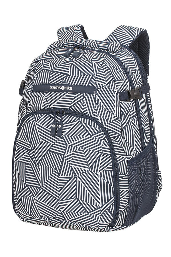 Рюкзак для ноутбука Samsonite 10N*003 Rewind Laptop Backpack L 16″ 10N-41003 41 Navy Blue Stripes - фото №1